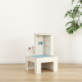Lớp hai lớp thú cưng Kitty Nội thất thiết kế bãi biển